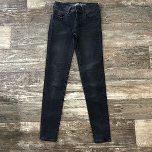 AMERICAN EAGLE 🦅 OUTFITTERS WOMEN SUPER STRETCH PANTS JEGGING, 00R